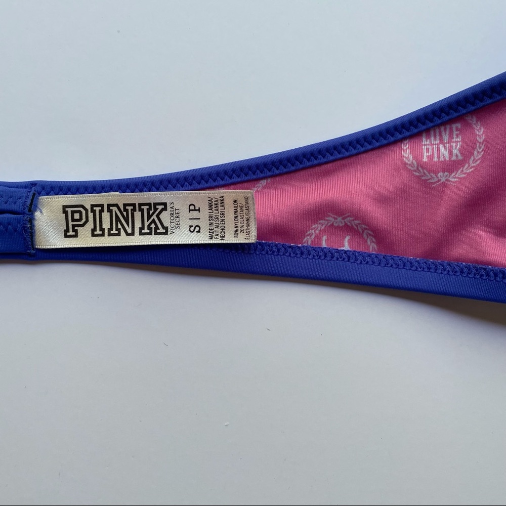 PINK Victoria's Secret Padded Bikini Top Size Small - Picture 5 of 6